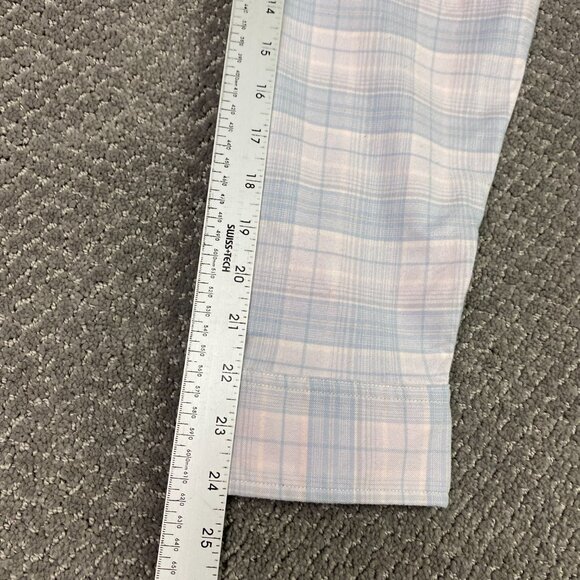 Poncho Flannel Shirt Men's Large Magnetic Pockets Plaid Fishing Outdoors - Picture 13 of 13